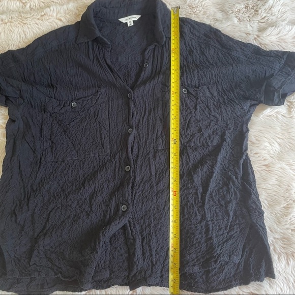 MAX STUDIO SHORT SLEEVES BLACK SHIRT  - XS - Picture 9 of 11